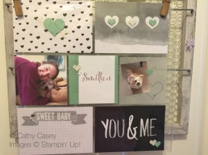 Cathy Casey, Independent Stampin' Up Demonstrator www.sugarshackdes... Project Life "Love Story" Stampin' Up