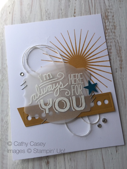 Cathy Casey, Independent Stampin' Up Demonstrator www.sugarshackdes... Friendly Wishes Stampin' Up