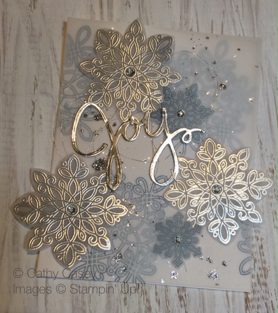 Cathy Casey, Independent Stampin' Up Demonstrator www.sugarshackdes... Flurry of Wishes Stampin' Up