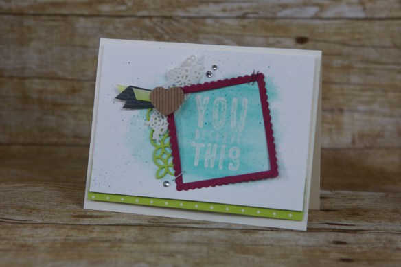 You Deserve This Stampin' Up