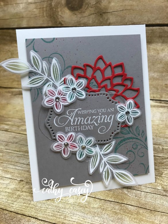 Falling Flowers Stampin' Up