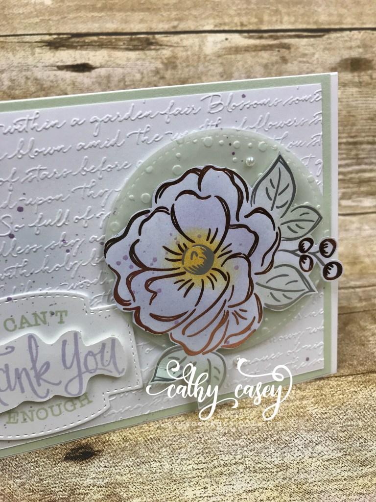 Flowering Foils Stampin' Up
