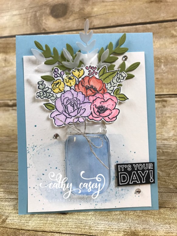 Jar of Flowers Stampin' Up