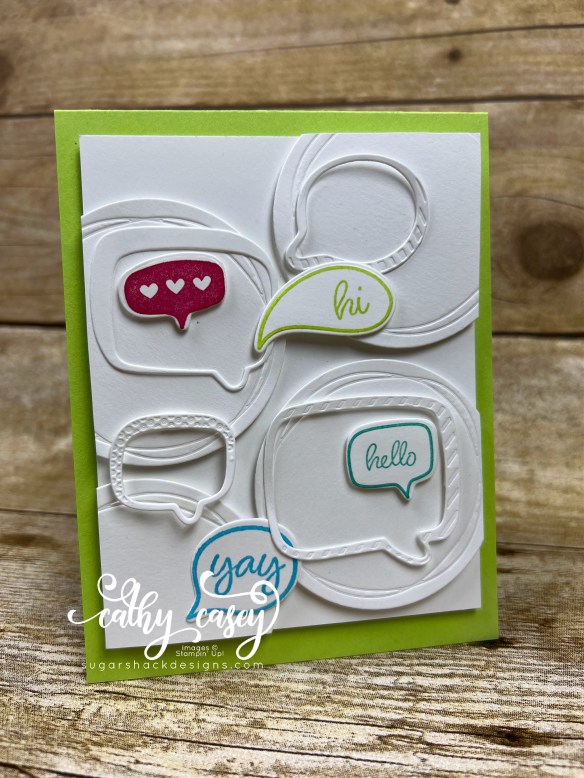 Conversation Bubbles Stampin' Up